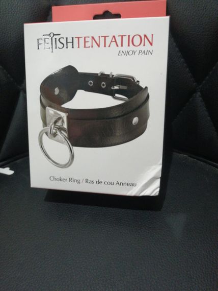 Нашийник з кільцем Fetish Tentation Choker Ring (м'яте паковання!!!) | Зображення 1