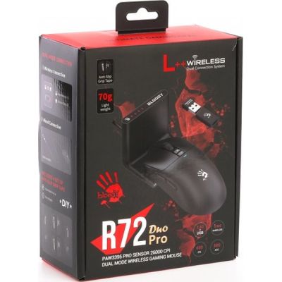 Мышка A4Tech Bloody R72 Pro Duo Wireless/USB Black (4711421000840) | Зображення 6