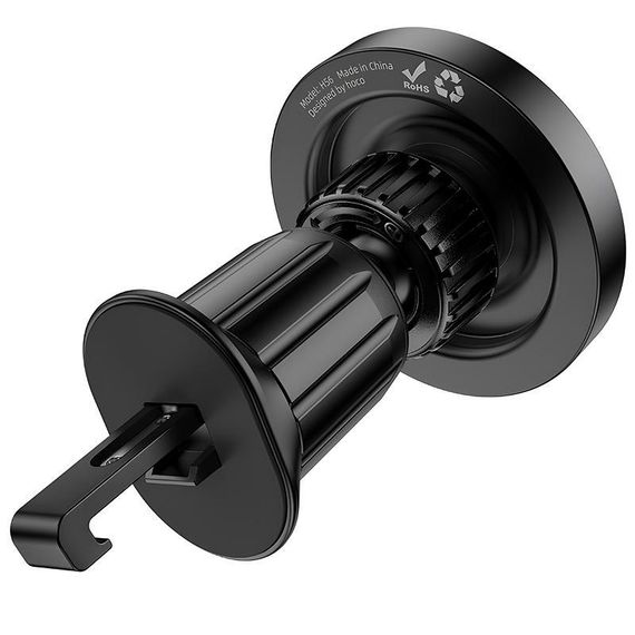Автодержатель Hoco H56 Show ring magnetic (air outlet) Black | Зображення 2