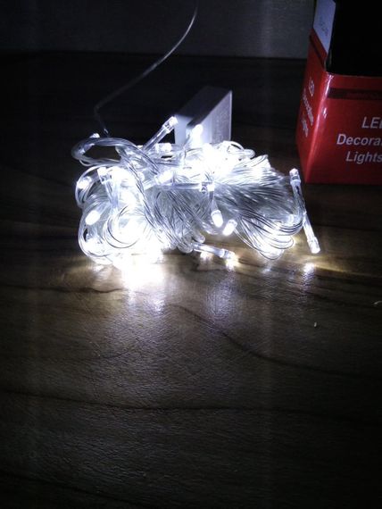 Гірлянда світлодіодна новорічна біла 200 LED 10 м <unk> Гірлянда електрична <unk> Новоричнева гірлянда <unk> Гірлянда | Зображення 2