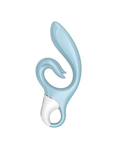 Вібратор-кролик Satisfyer Love Me, Блакитний — інтенсивна вібрація, стимуляція точки G та клітора | Зображення 3