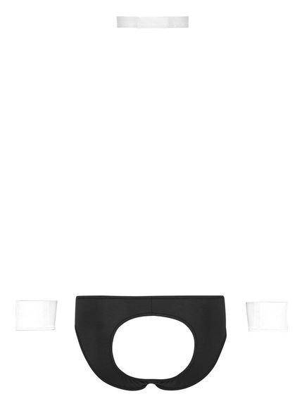 Чоловічий костюм Sven Joy Men's Jock Briefs із трьох предметів, чорно-білий, розмір S | Зображення 5