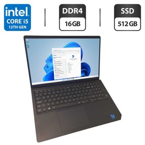 Ультрабук Dell Vostro 3520 / 15.6" (1920x1080) IPS / Intel Core i5-1235U (10 (12) ядер по 3.3 - 4.4 GHz) / 16 GB DDR4 / 512 GB SSD / Intel Iris Xe Graphics / WebCam б/в