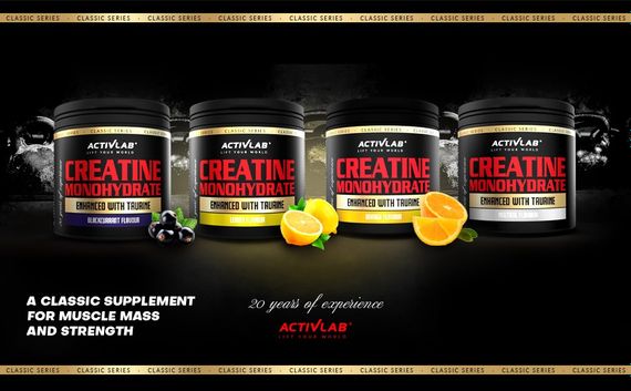 Креатин Activlab Classic Series Creatine Monohydrate with Taurine 300 g (Naturale) | Зображення 3