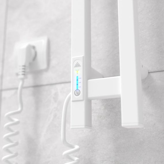 Электрическая полотенцесушилка Laris Зебра Дуэт ЧФ3 80 х 1200 Е (подкл. слева) R3 | Зображення 4