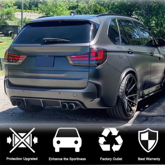 Дифузор заднього бампера Карбон V2 (для F85) для BMW X5 F-15 2013-2018 рр | Зображення 2