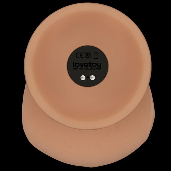 Реалістичний вібратор - Vibrating Power Basics Cock 8" Sex Aura | Зображення 6