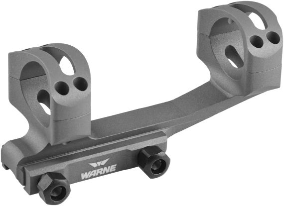 Кріплення-моноблок Warne X-Skeleton Mount. d - 30 мм. Ultra High. Weaver/Picatinny. Grey | Зображення 1