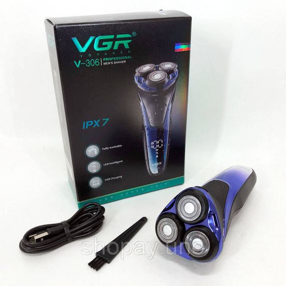 Хороша електробритва для бороди VGR V-306, Хороші електричні бритви для гоління, Портативна бритва JR-89 | Зображення 6