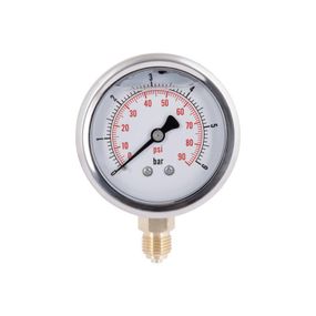 Манометр із гліцерином Thermo Alliance Forte 6 барів, 1/4"Н, нижнє під'єднання TAF170G6B