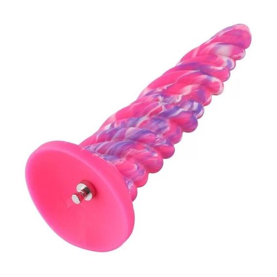 Фалоімітатор для секс-машин Hismith Awl Shape Silicone Dildo Monster Series, кріплення KlicLok Sex Aura