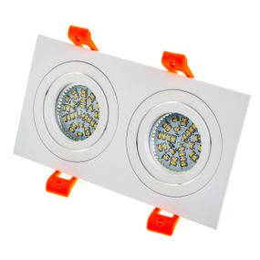 Светильник врезной  поворотный HDL-DT 109/2 MR16 WH