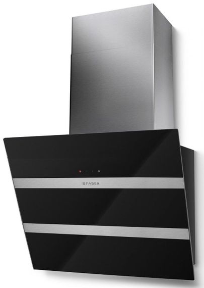 Витяжка Faber похила, 55см, 1219м3г, Steelmax Ev8 Led Bk A55, чеорний+нерж (330.0538.524)
