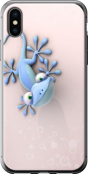 Чехол на iPhone X Геккончик "1094u-1050-17620"