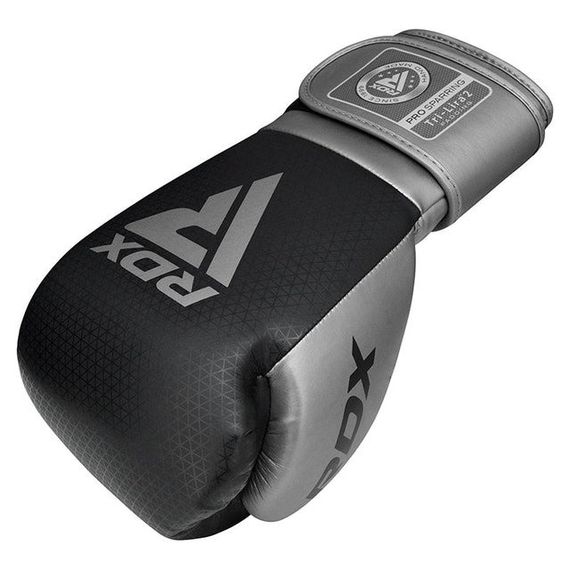 Боксерські рукавиці RDX MARK PRO SPARRING TRI LIRA 2 SILVER-16 унцій (капа в комплекті) | Зображення 2
