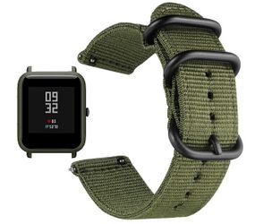 Нейлоновий ремінець Primo Traveller для Xiaomi Amazfit Bip / Amazfit Bip GTS / Amazfit Bip Lite - Army Green