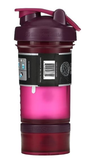 Шейкер спортивний BlenderBottle ProStak 22oz/650ml з 2-ма контейнерами Plum (Original) | Зображення 3