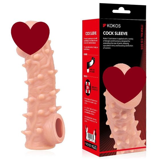 Насадка на член Kokos Cock Sleeve CS 005 M sexstyle