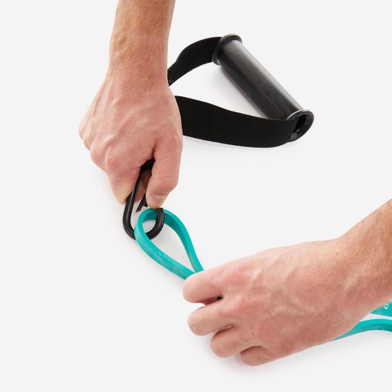 Тренувальні петлі з ручками та дверним кріпленням 15 кг - One Size | Зображення 2