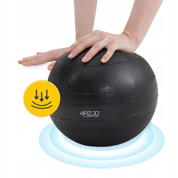 Слембол (медичний м'яч) для кросфіту 4FIZJO Slam Ball 15 кг Black (P-5907739315458) | Зображення 4