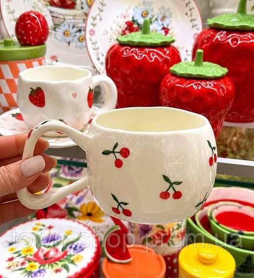 Кружка керамическая "Sakura Garden" Cherry 370мл BD-992-831 | Зображення 1