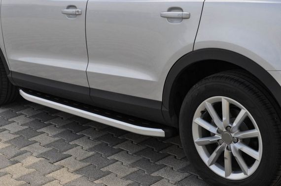 Боковые Подножки Fullmond (2 шт., Алюминий) Короткая База для Fiat Doblo III 2023- гг