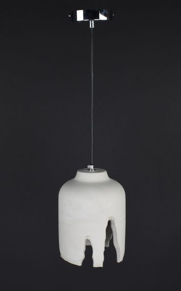 Люстра підвісна на 1 лампочку 27817 Хром 30-190х16х16 см. | Зображення 2