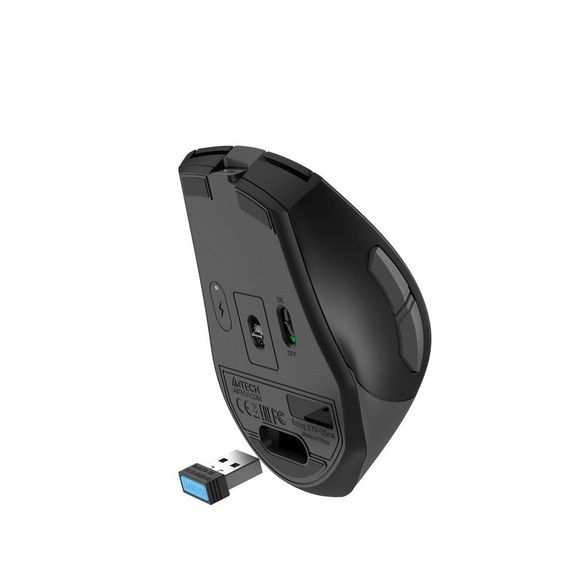 Миша бездротова A4Tech Fstyler FG35C Plus (Grey),  USB, колір чорний+сірий | Зображення 7