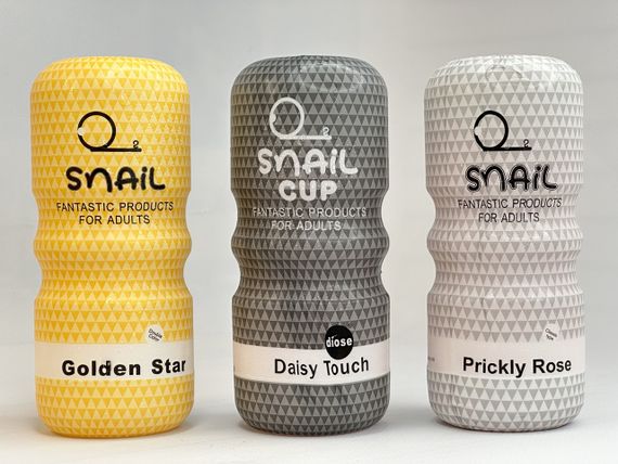 НОВИНКА Мастурбатор чоловічий Snail білий | Зображення 1