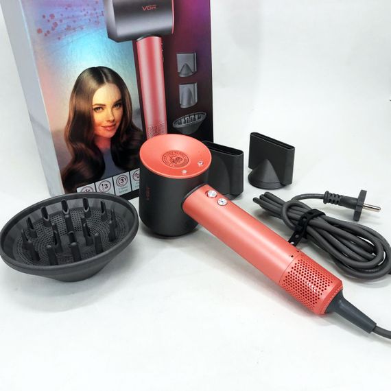 Фен професійний VGR V-440. Колір: оранжевий | Зображення 7