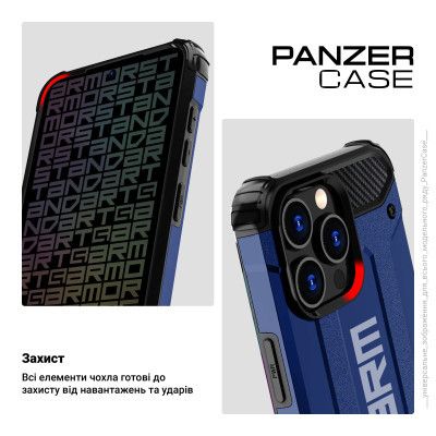 Чехол для мобильного телефона Armorstandart Panzer Samsung A15 4G (A155) / A15 5G Dark Blue (ARM73720) | Зображення 2