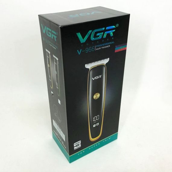 Окантовочная машинка VGR V-966 / Машинка для стрижки мужская / NC-989 Триммер беспроводной | Зображення 5