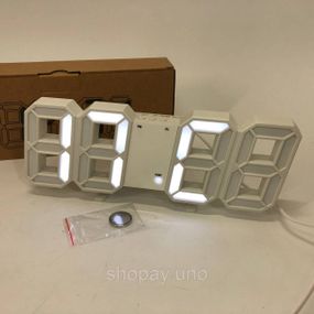 Настільний годинник з великими цифрами LY-1089, Настільний годинник з будильником AK-85