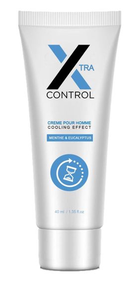 Крем пролонгуючий X-control cool cream for man, 40 ml Sex Aura | Зображення 1