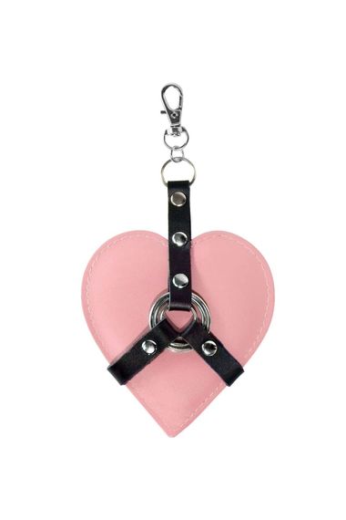 Брелок для ключів Art of Sex Heart Angel на карабіні Рожевий