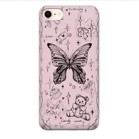 Чохол для iPhone 7 , iPhone 8 , iPhone SE 2 2020 , Iphone SE 3 2022 Чохол на замовлення Принт: Метелик