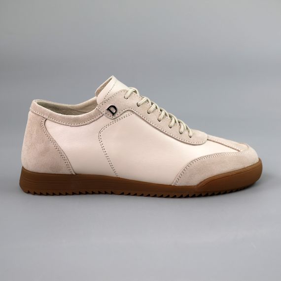 Кросівки жіночі шкіряні 591359 Молочні 36 37 38 39 40 41