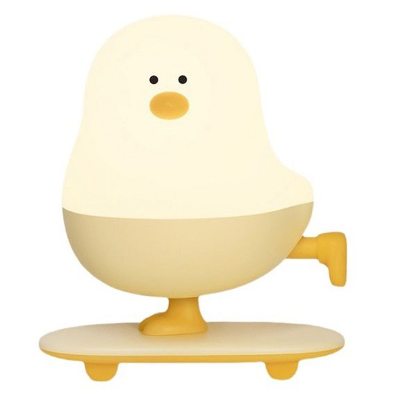 Нічник L63 Chicken on a Skateboard White / Yellow