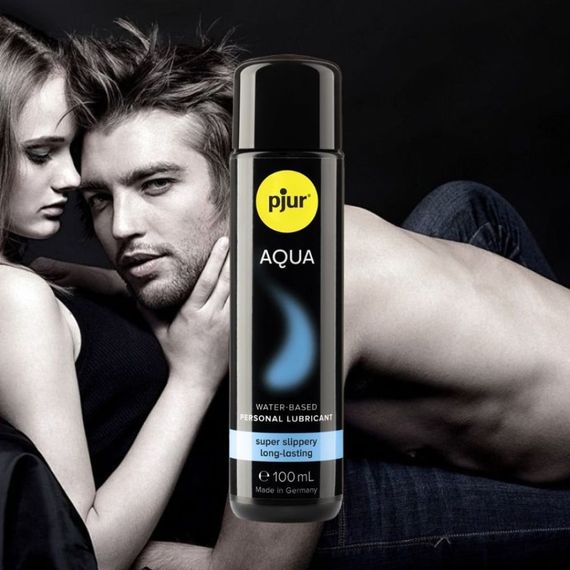 Лубрикант на водній основі Pjur Aqua Lubrican зволожуючий, 100 мл Sex Aura | Зображення 1