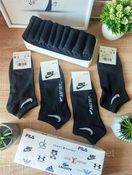 Шкарпетки низькі Nike різні кольори, чоловічі шкарпетки Найк різнокольорові, спортивні шкарпетки | Зображення 3