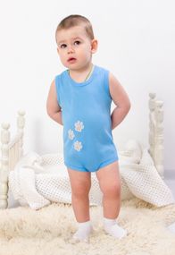 Боді-майка ясельна для хлопчика Носи своє 80 Блакитний (p-10197-108853)