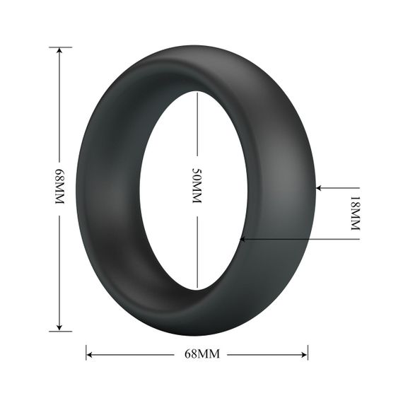 Ерекційне кільце Crazy Bull - Elio Silicone Cock Ring, BI-210229 Sex Aura | Зображення 5