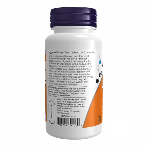 Lysine 500mg - 250 tabs | Зображення 2