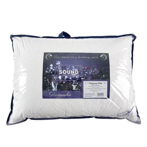 Подушка SoundSleep Elite трехкамерная белый пух 50х70 см белая (94152579) | Зображення 6