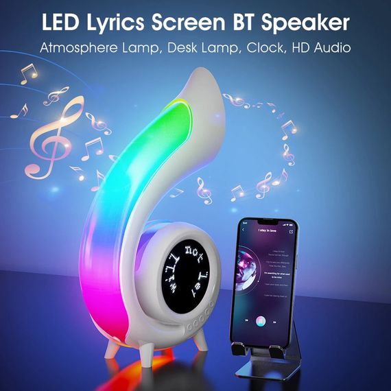 Багатофункціональний нічник з Bluetooth-колонкою і RGB-підсвічуванням XPRO (234576881_448) | Зображення 3