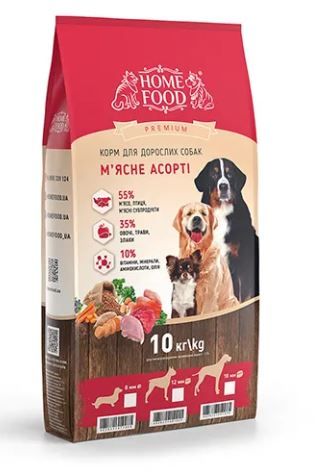 Сухий корм для дорослих собак «М'ясне асорті» DOG ADULT MINI Універсальний 10 кг