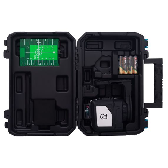 Лазерный уровень My Tools Sky-Mark 1V/1H-360-50, зеленый с адаптером 149-A360 и кейсом для хранения | Зображення 6