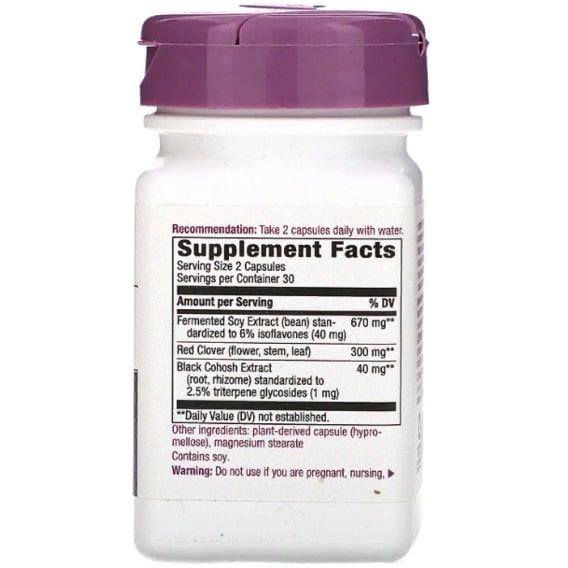 Комплекс при менопаузі Nature's Way EstroSoy, Menopause Relief Blend 60 Veg Caps NWY-14536 | Зображення 1