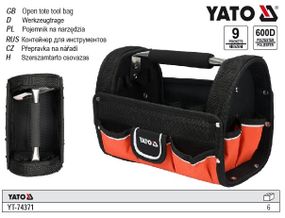 Сумка для инструменту 12" YATO Польша полиестер 9 кишень YT-74371