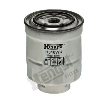 Фильтр топливный Toyota Auris/Avensis/Corolla/Prado 1.4-3.0 D-4D 06-, Hengst, H316WK,